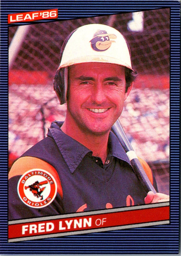 1986 Leaf Fred Lynn #120