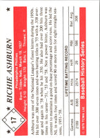 1979 TCMA 50's Richie Ashburn #17