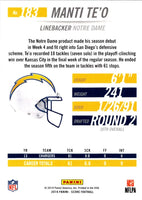 2014 Score Manti Te'o #183
