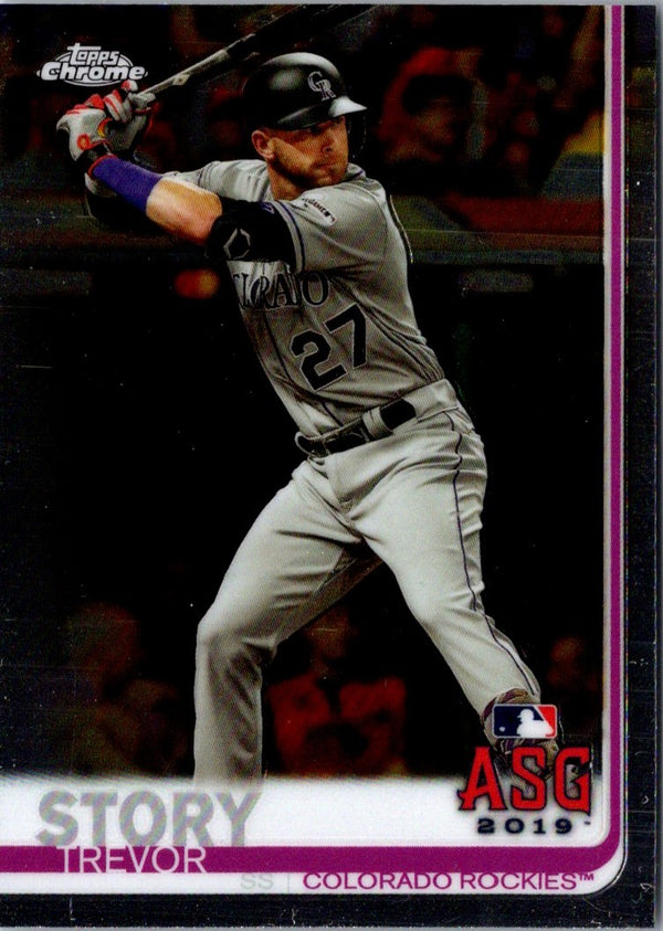 2019 Topps Chrome Update Edition Trevor Story #90