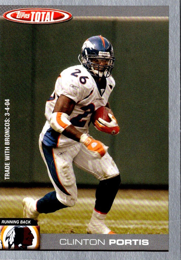 2004 Topps Total Clinton Portis #75