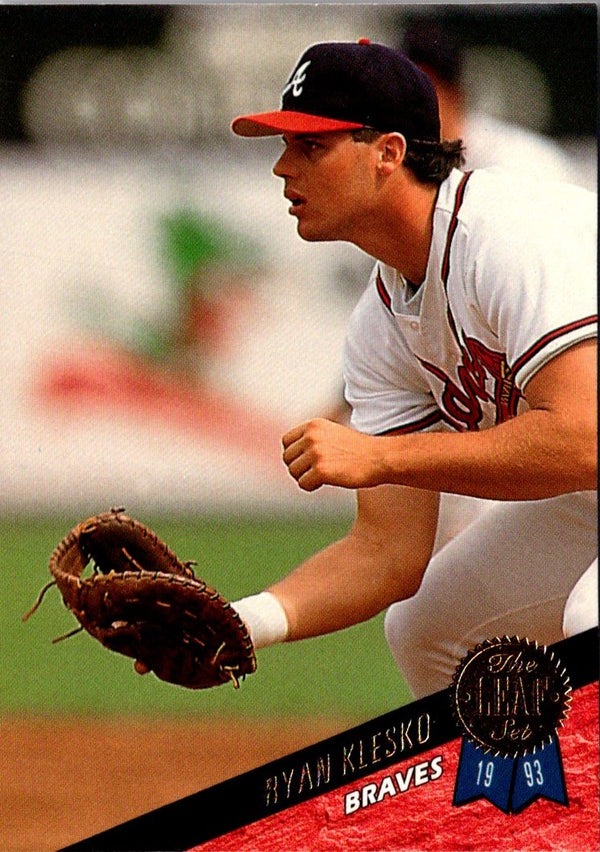 1993 Leaf Ryan Klesko #469