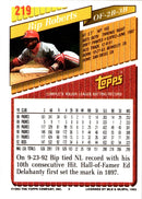 1993 Topps Gold Bip Roberts