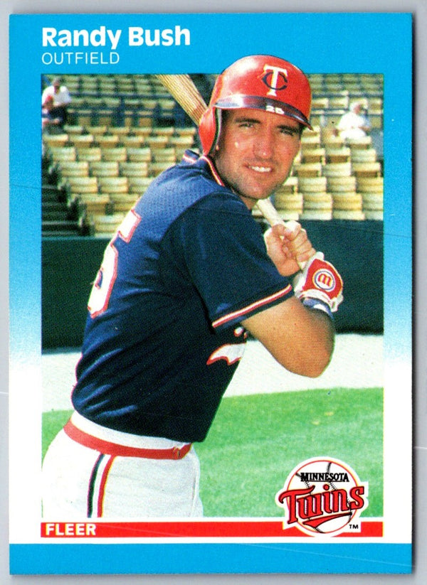 1987 Fleer Randy Bush #538