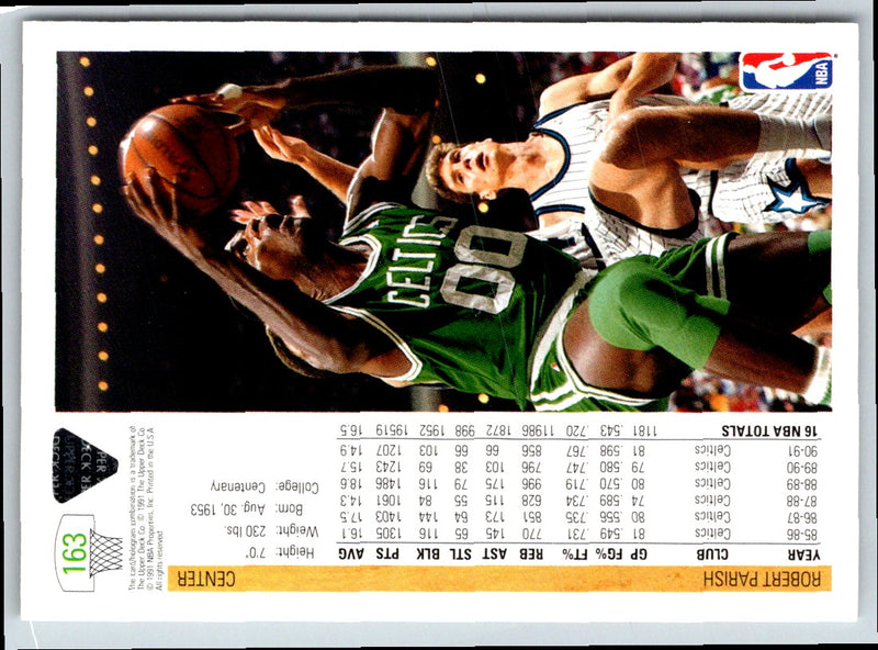 1991 Upper Deck International Italian Robert Parish