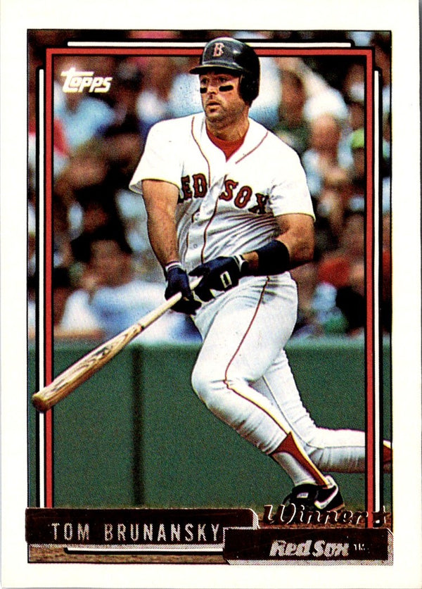 1992 Topps Tom Brunansky #296