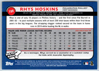 2020 Topps Big League Rhys Hoskins #188