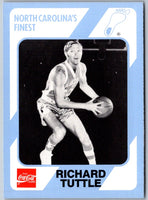 1989 Collegiate Collection North Carolina's Finest Richard Tuttle #151