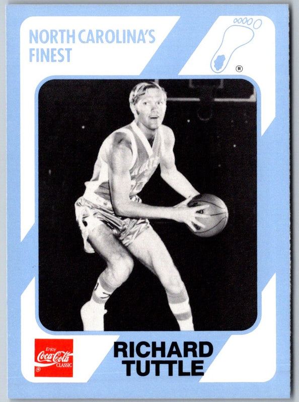 1989 Collegiate Collection North Carolina's Finest Richard Tuttle #151