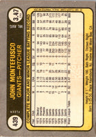 1981 Fleer John Montefusco #439