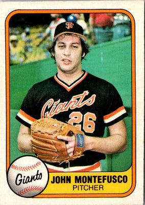 1981 Fleer John Montefusco #439