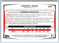 2014 Bowman Gabriel Rosa #BP91