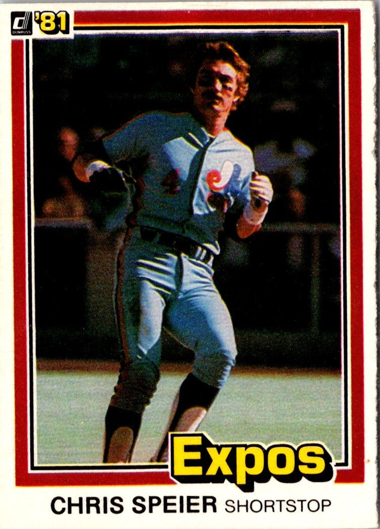 1981 Donruss Chris Speier