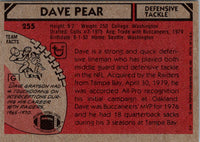 1980 Topps Dave Pear #255 Rookie NM-MT