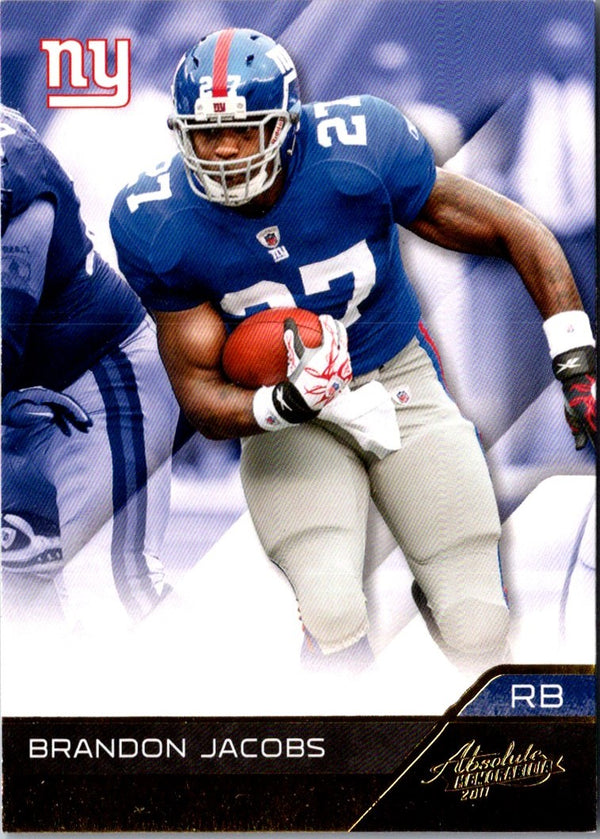 2011 Panini Absolute Memorabilia Brandon Jacobs #64