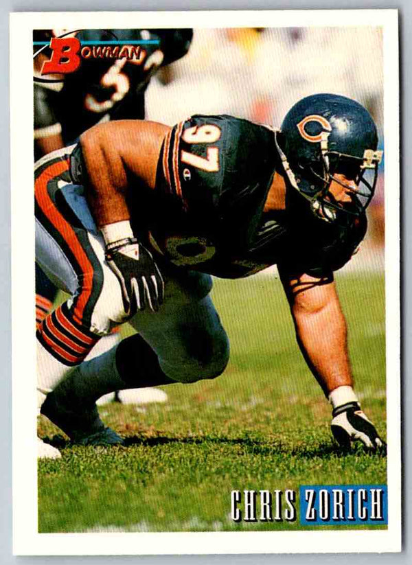 1993 Bowman Football Chris Zorich #301