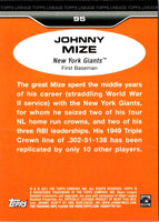 2011 Topps Lineage Johnny Mize #95