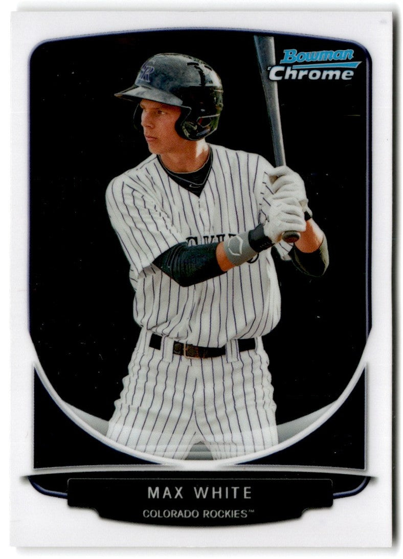 2013 Bowman Chrome Prospects Max White