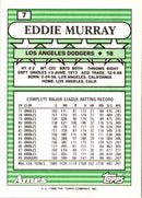 1990 Topps Ames All-Stars Eddie Murray