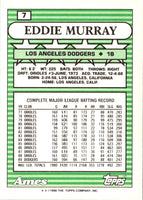 1990 Topps Ames All-Stars Eddie Murray #7