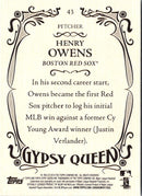 2016 Topps Gypsy Queen Henry Owens