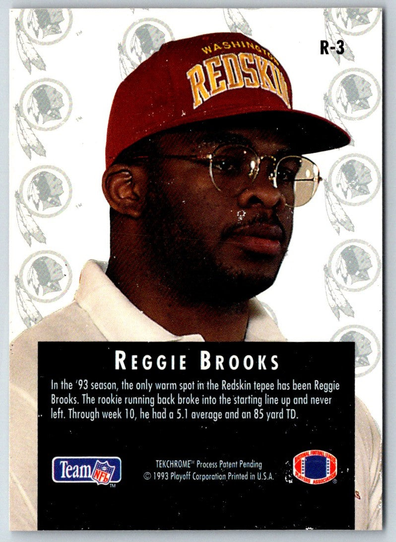 1993 Playoff Rookie Roundup Redemption Reggie Brooks