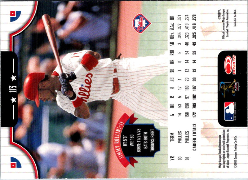 2002 Donruss Jimmy Rollins