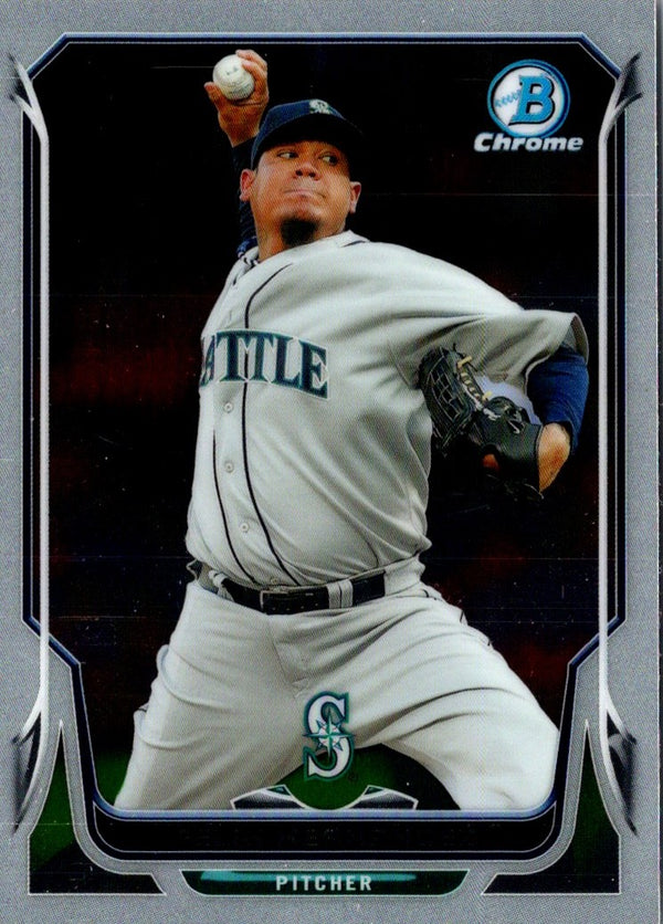 2014 Bowman Chrome Felix Hernandez #49