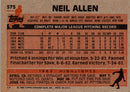 1983 Topps Neil Allen