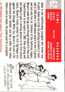 1989 Baseball Card Magazine '59 Topps Replicas Jaime Navarro