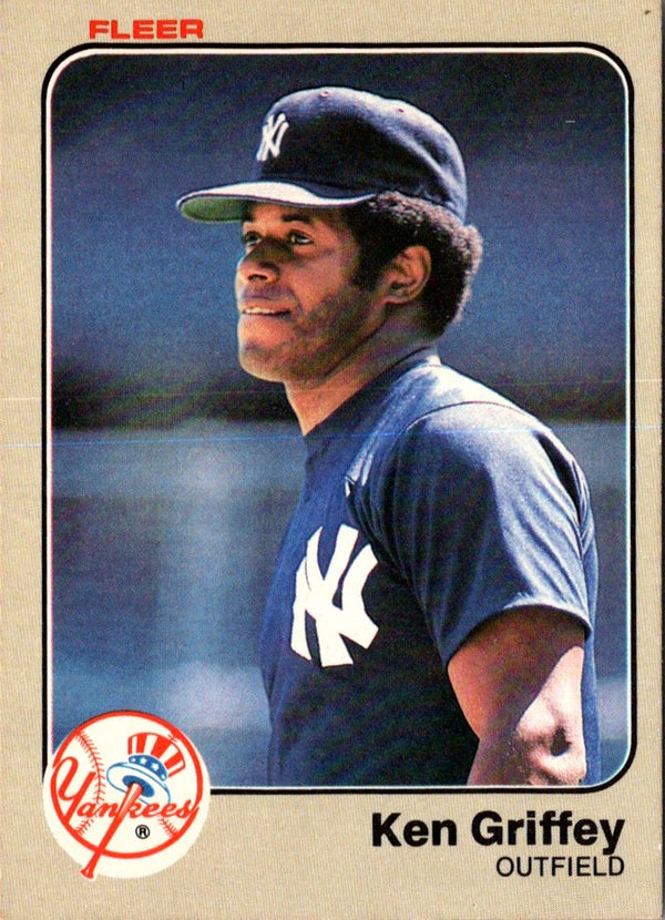 1983 Fleer Ken Griffey #382