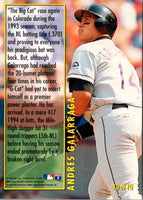 1995 Ultra Home Run Kings Andres Galarraga #10