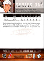 2012 Upper Deck Cam Fowler #4