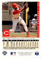 1994 Collector's Choice Reggie Sanders #252 Silver Signature