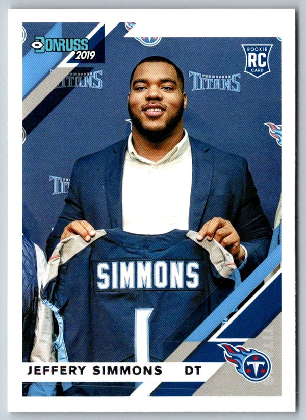 2019 Donruss Jeffery Simmons #258 Rookie