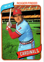 1980 Topps Roger Freed #418
