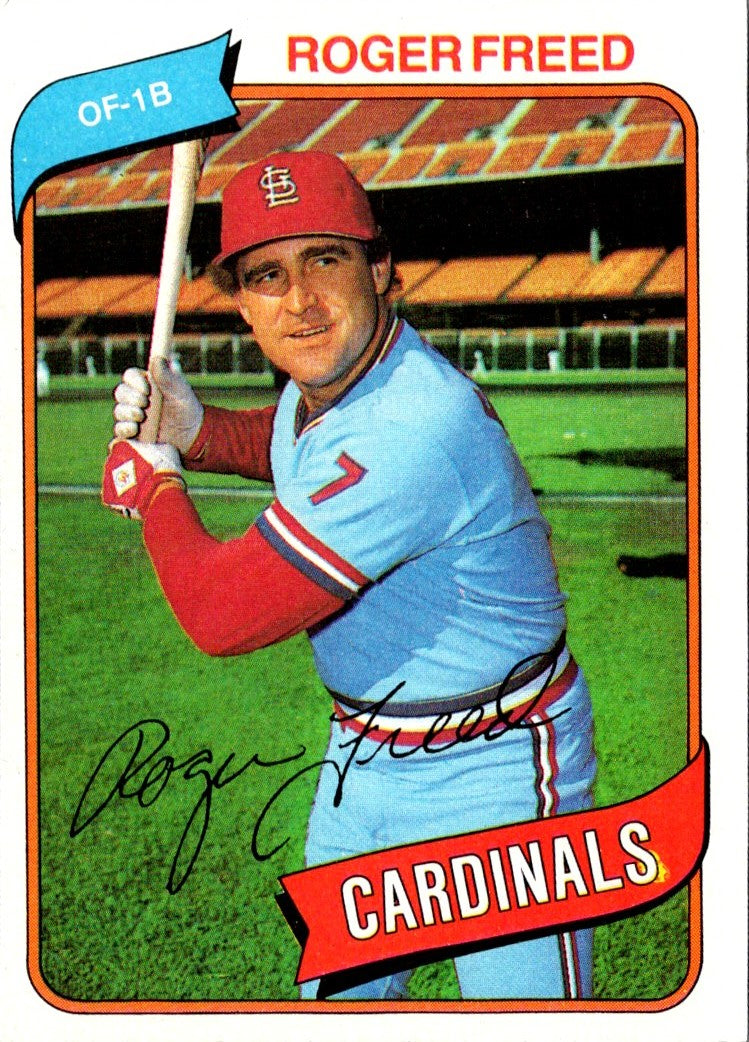 1980 Topps Roger Freed