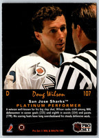 1991 Pro Set Platinum Doug Wilson #107