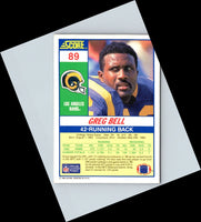 1990 Score Greg Bell #89