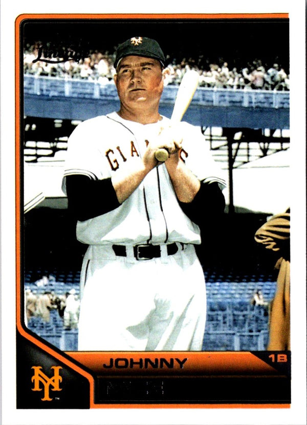 2011 Topps Lineage Johnny Mize #95