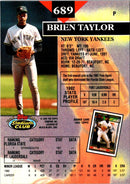 1993 Stadium Club First Day Production Brien Taylor