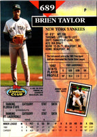 1993 Stadium Club First Day Production Brien Taylor #689