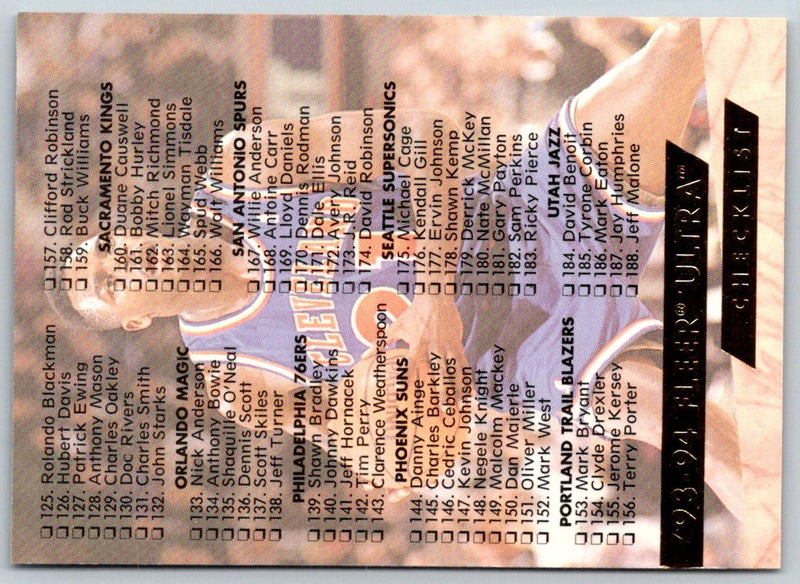 1992 Fleer Karl Malone
