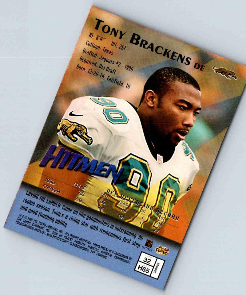 1997 Topps Finest Football Tony Brackens