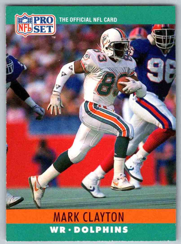 1990 Pro Set Mark Clayton #177