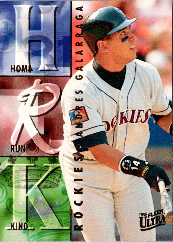 1995 Ultra Home Run Kings Andres Galarraga #10