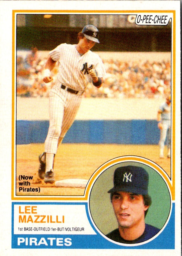 1983 O-Pee-Chee Lee Mazzilli #306