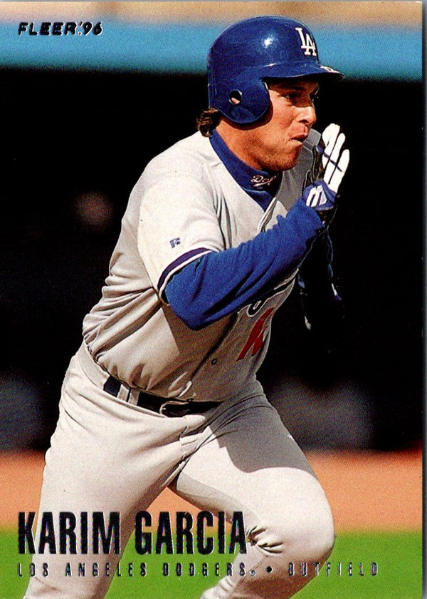 1996 Fleer Los Angeles Dodgers Karim Garcia #8