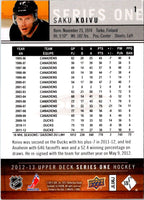 2012 Upper Deck Saku Koivu #1