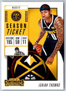 2018 Contenders Isaiah Thomas
